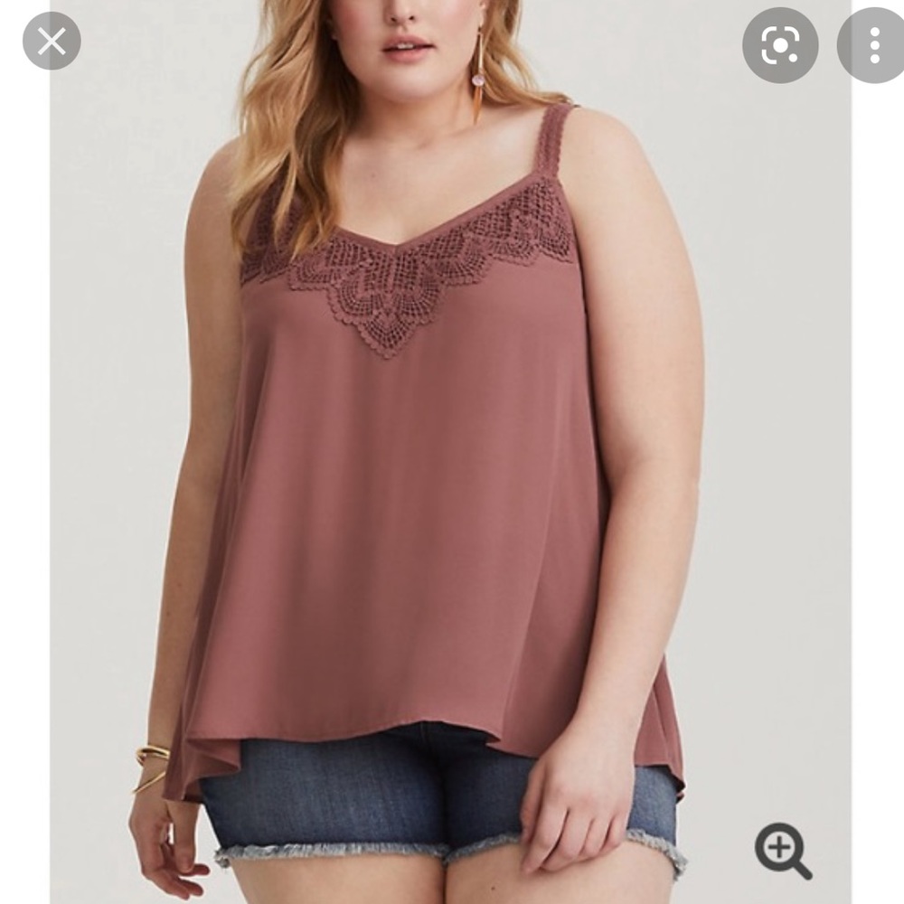 Torrid Mauve Camisole 1x